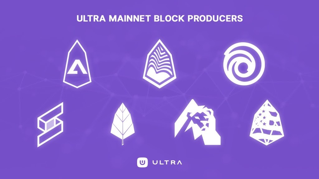 ULTRA BLOCKPRODUCER LOGOS EOS NATION