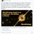 MicroStrategy 사, 106억원 상당의 비트 코인을 추가 구입